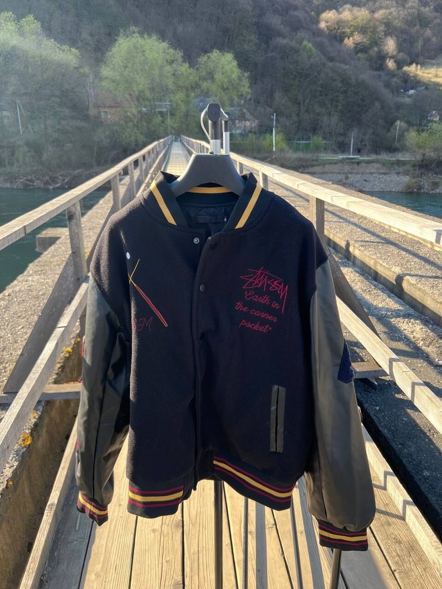 stussy 1000着限定 2003AW varsity jacket