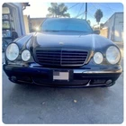 2000-02 for Mercedes E55AMG E320 E430 E500 W210 Grille Matte Flat Black Facelift
