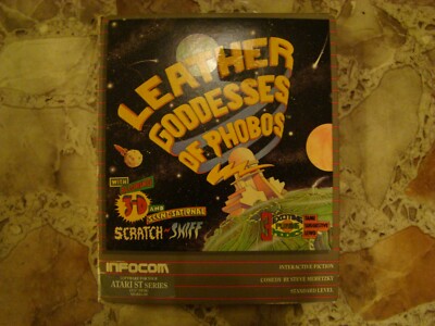 LEATHER GODDESSES OF PHOBOS by INFOCOM, ATARI ST Series