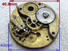 IWC SCHAFFHAUSEN Antique Swiss Pocket Watch Movement for Spare Parts