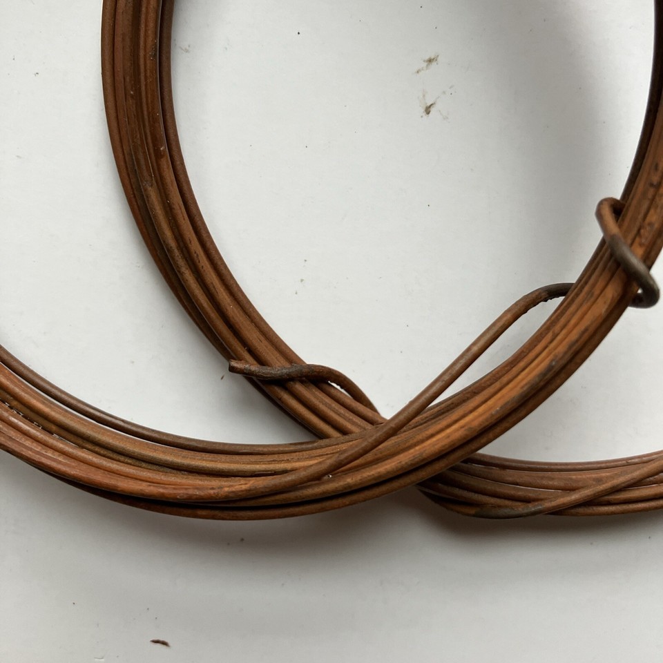 4 Coils/rolls 18 gauge PRIMITIVE RUSTY TIN WIRE - 60 Feet Total Holiday ...