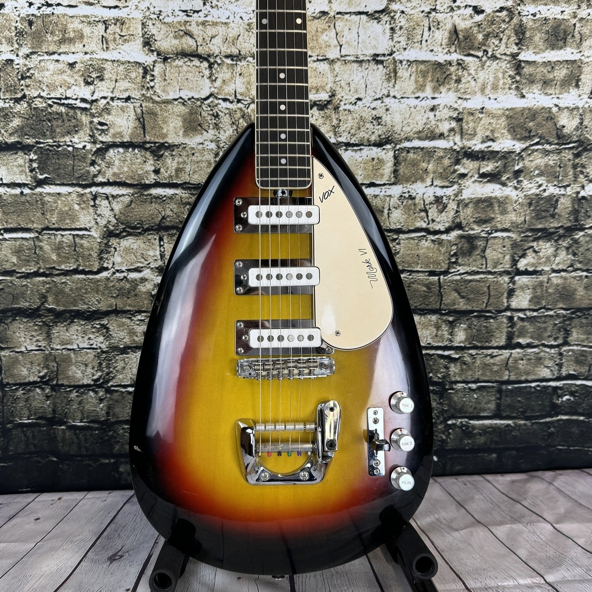 Vox 60's Vintage Mark VI Teardrop Style Guitar - (Used) | eBay