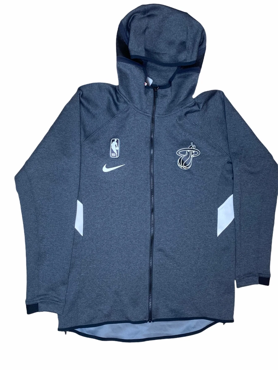 Nike NBA Miami Heat Therma Flex Showtime Hoodie Size Large AV0817
