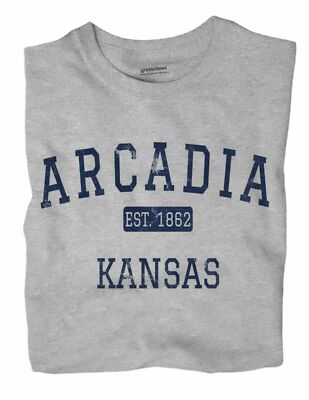 Arcadia Kansas KS T-Shirt EST