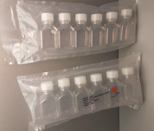382019-0060 Sterile Square Media Bottle Size 60ml Lot of 12 