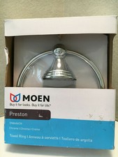 Moen - Preston - Towel Ring - Chrome - DN8486CH - New