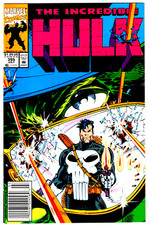 INCREDIBLE HULK #395 NM- 1st MR. FROST! PUNISHER App! Newsstand 1992 Marvel