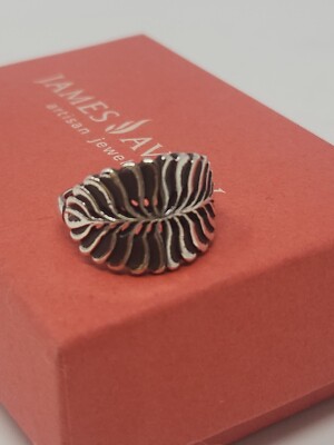 James Avery Mimosenring nicht mehr hergestellt Sterlingsilber Größe 7