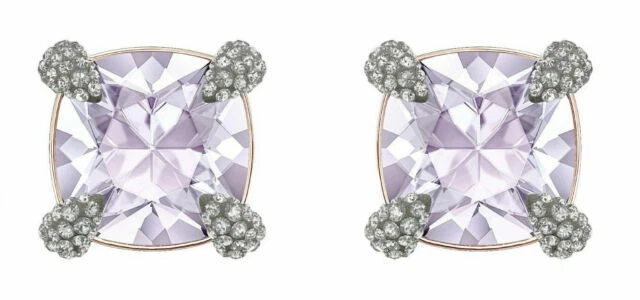 Rose Gold Plated Stud Fashion Earrings