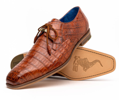 Belvedere Men's Umberto Antique Sport Genuine Caiman Crocodile