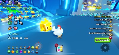 Huge Golden Shiny Jolly Penguin Pet Simulator 99