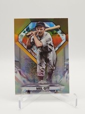 2022 Topps Chrome Baseball #DGC-65 Mel Ott Diamond Greats Refractor Insert