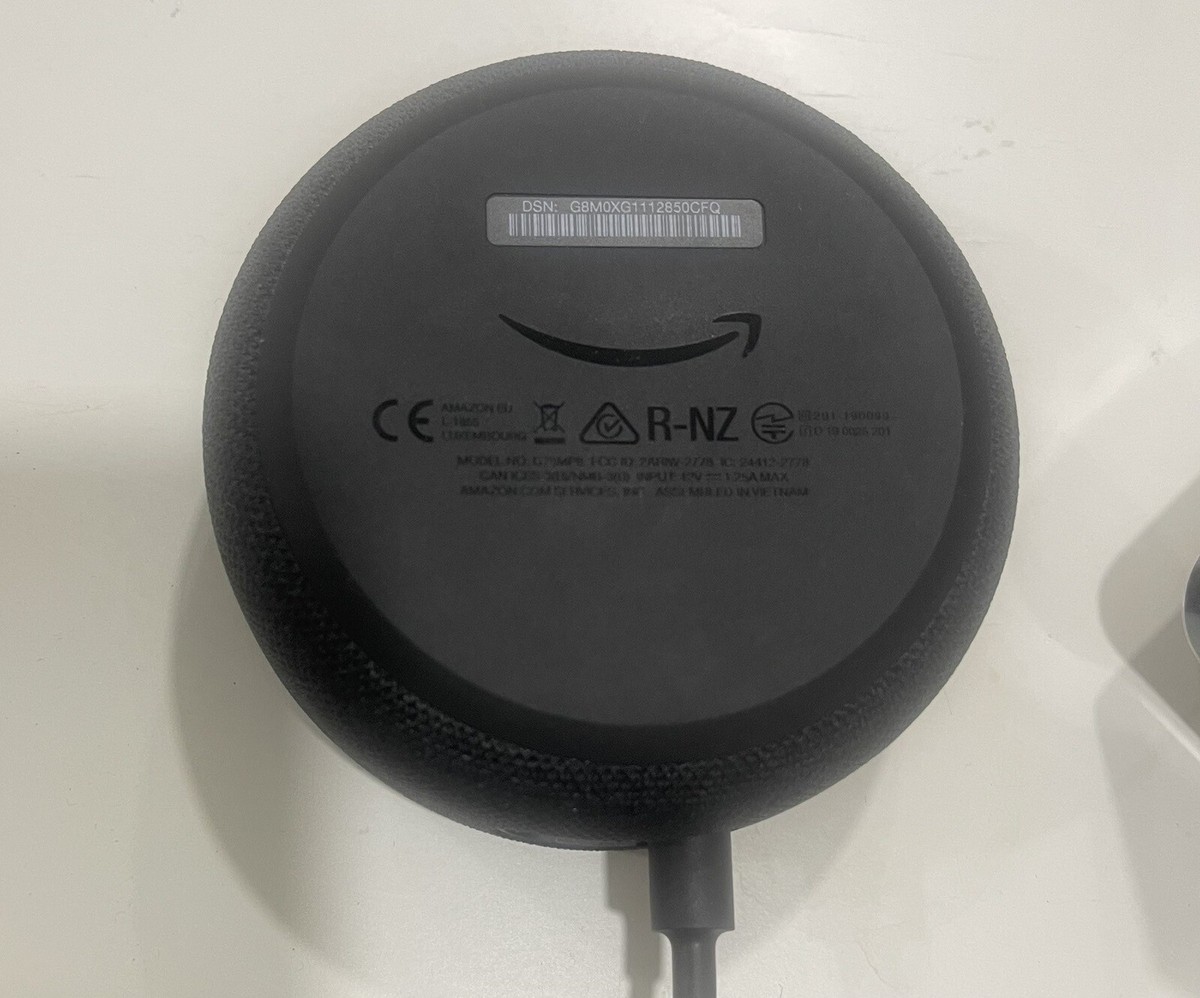 Amazon Echo Dot C78MP8 3rd Generation - Black - UNIT ONLY - WORKS