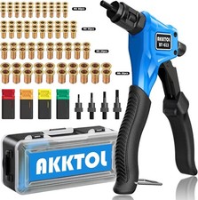 AKKTOL Pince a Insert Fileté, Pince a Insert, Ecrou a Sertir avec 100 Insert