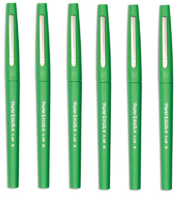 Paper Mate Flair Filzstifte – 5er Pack Schwarz, Mittlere Spitze 0,8 Mm