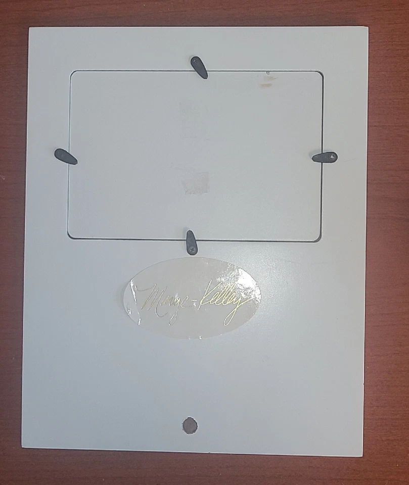 Chicago Cubs Baseball Picture Frame For 3.5x5.5 Photo. Plaque Is 8x10 Wood. - Image 2 of 4