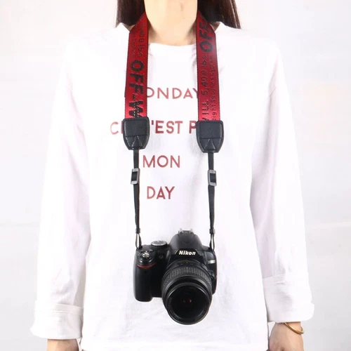 Luxury SLR Camera Neck Shoulder Strap For Canon Sony Nikon Leica Letter belt - Picture 17 of 32