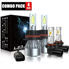 For Dodge Ram 1500 2500 3500 2002 2003-2005 LED Headlight Hi/Lo Fog Light Bulbs