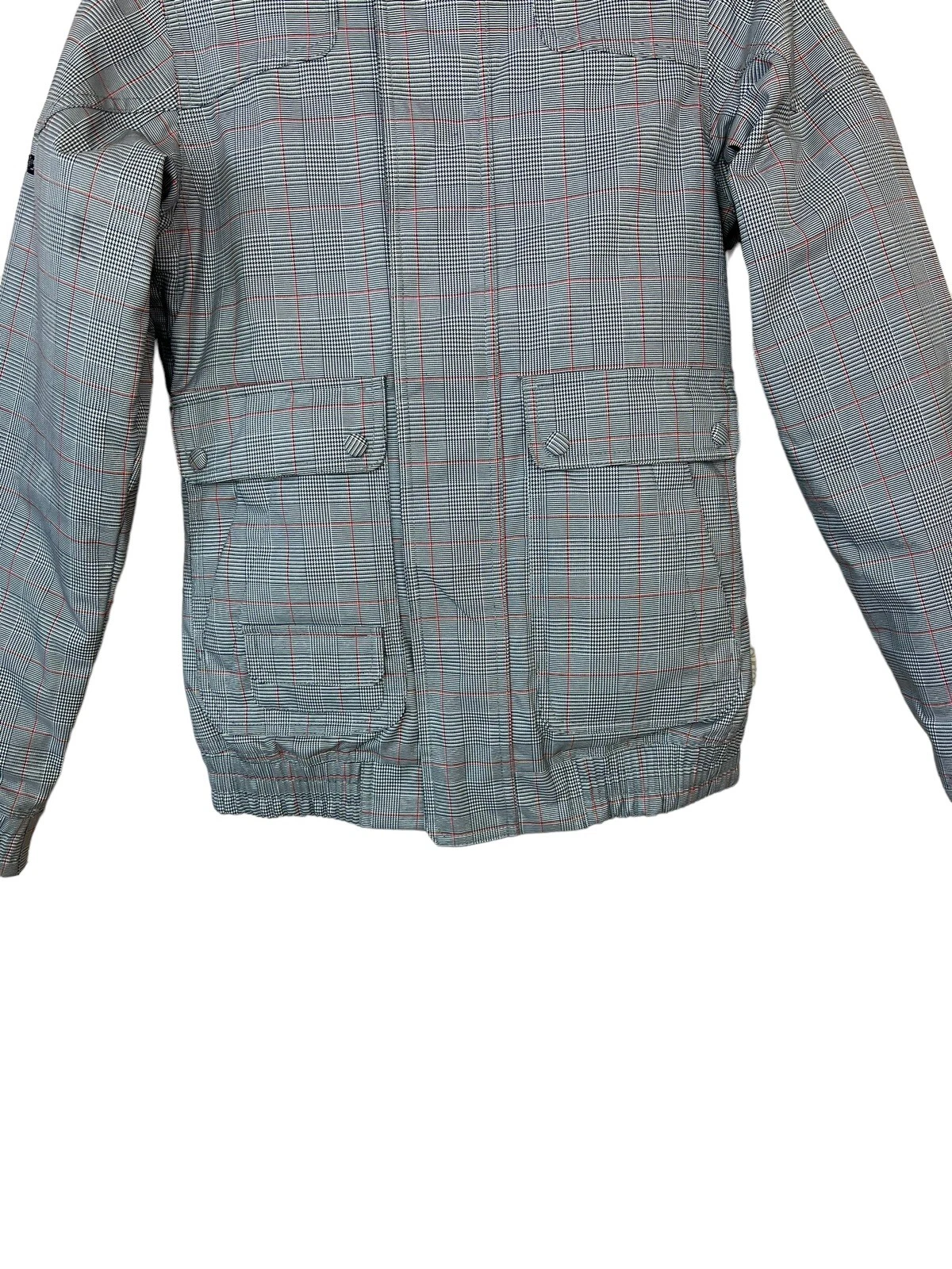 burton tabloid dryride plaid insulated zip snow ski pockets jacket