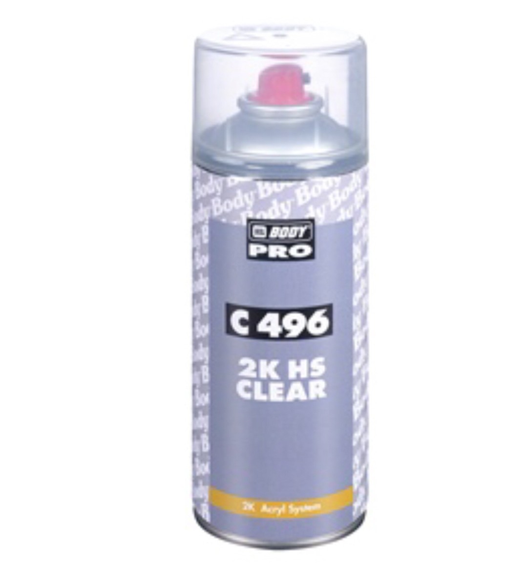HB Body 496 2K Clear Coat Lacquer 400ml Clearcoat Aerosol
