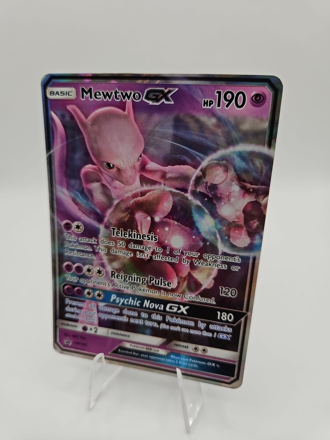 Mewtwo GX SM196 Sm Promos Holo