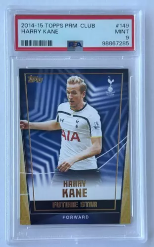 2014-15 Topps Premier Club Future Star Harry Kane PSA 9 MINT Rookie RC
