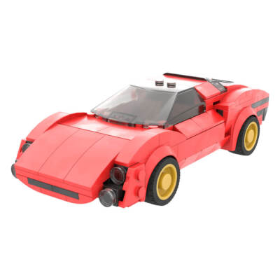 ZITIANYOUBUILD Mid-engine Sports Car Model 263 Bricks MOC Build