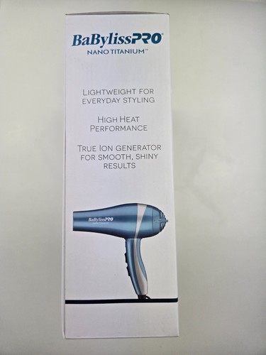 BaBylissPRO Haartrockner, Nano Titanium 2000 Watt Föhn, Profi/Ionisch, - Bild 4 von 4