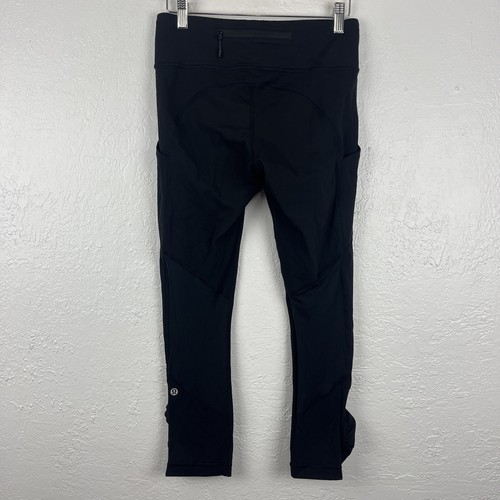 Lululemon Women's Speed Tight Ruched Leggings Size 6 Black - Picture 6 of 13