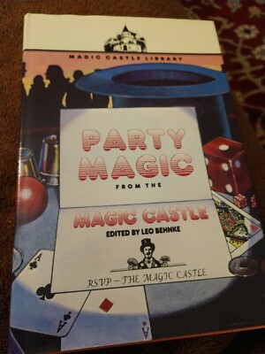 Party Magic Magic Castle 1st Edition HC DJ Rare Tricks 1980