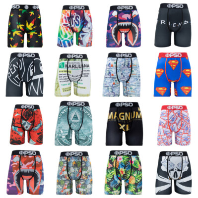 Quick Dry Men Underwear Boxers Briefs PSD Cotton Shorts Pants