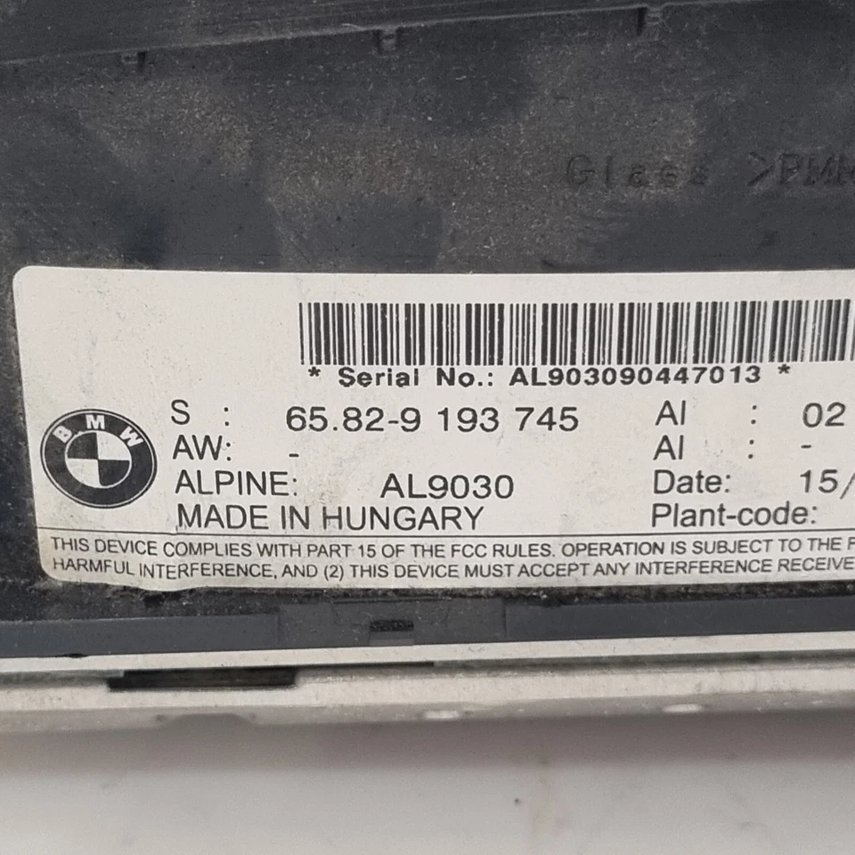 Ecran gps 9193745 bmw e90 e91 e92 e93 - Photo 3/3