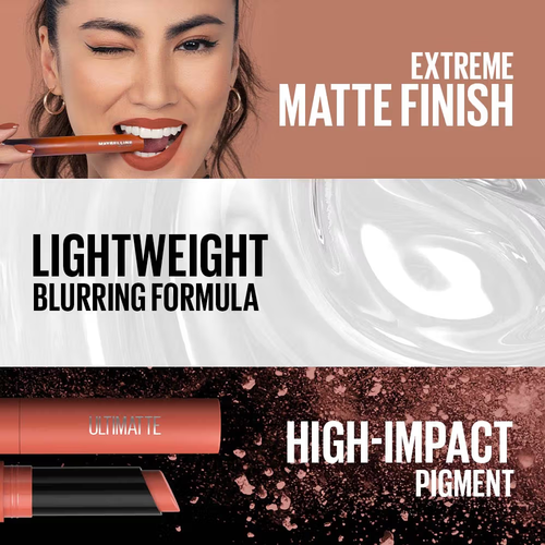Maybelline New York Color Sensational Ultimatte Lipstick -More Caramel (1.7g) - Picture 3 of 3