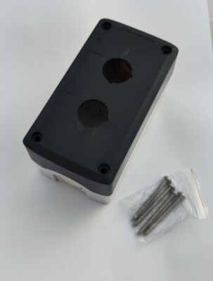 Axxatronik CBCSS2GY - CON Leergehäuse Push Button Box 130x71x65.5mm Grau