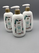 Dove Holiday Treats PEPPERMINT BARK Hand Soap Limited Edition 12oz Lot Of 3