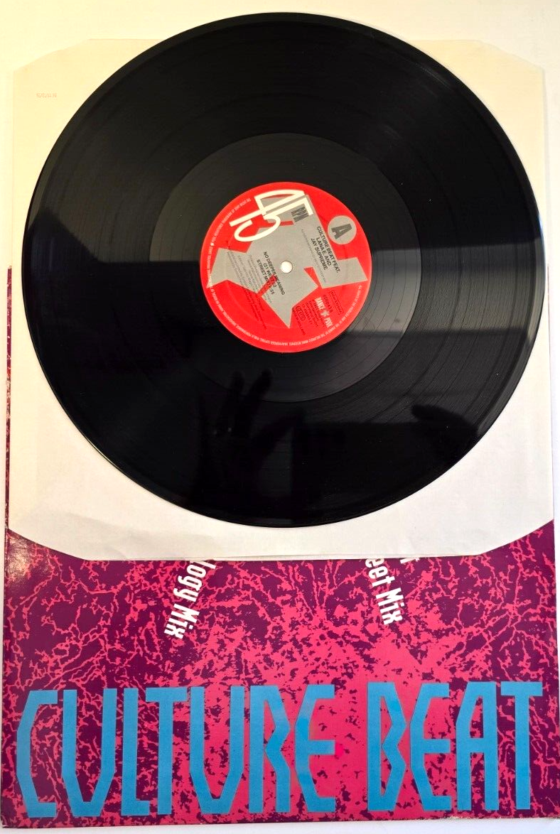 Culture Beat - No Deeper Meaning 12"" vinyl record 1991 on Dance Pool euro