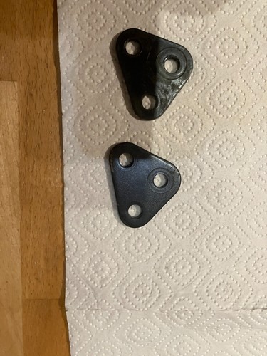 Sachs Roadster 125 V2 Motor Satz Halteplatten! vorne, hinten, rar!