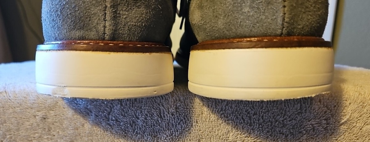 Wallin & Bros Gray Suede Chukka Boots Sz 10 1/2 Buy Stone Suede Chukka Boots from Next USA main image 2