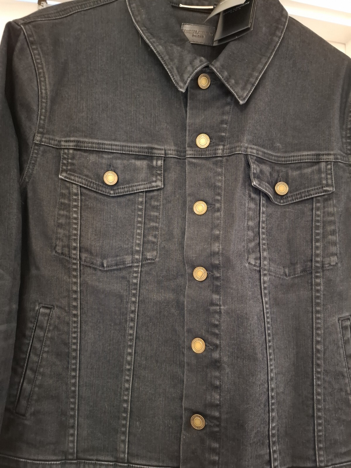 Giacca di jeans Saint Laurent nera L