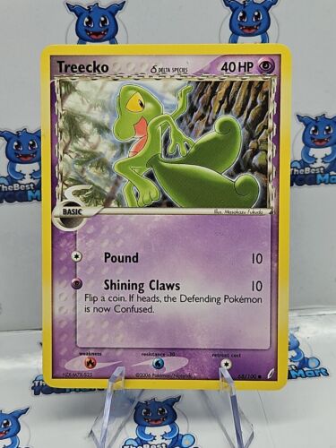 Pokémon Treecko EX Crystal Guardians 68/100 LP - Picture 1 of 2