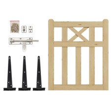 Privacy Decorative Wooden Garden Gate Pedestrian Fence Gate Porch Fence Panel