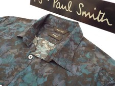 PAUL SMITH Mens Shirt   Size 15.5" 38" CHEST    RRP  165   FLORAL KENSINGTON