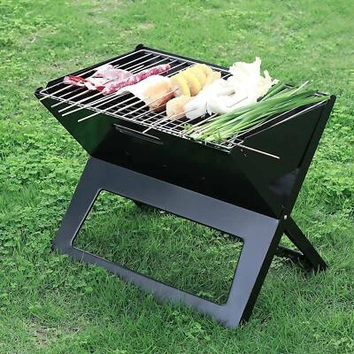 Portable Flat Bbq Folding Fire Pit For Camping Delivered