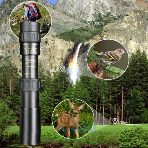 10-300X40mm Zoom HD Military Powerful Monocular Handheld Optics Telescope+Case - Picture 14 of 17