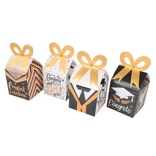 12 Graduation Favour Boxes Favours Decorations Gift Box Return Gifts Tablewear - Picture 4 of 6
