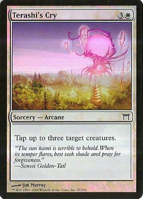 Terashi's Cry  x4 Champions CoK MtG NM 
