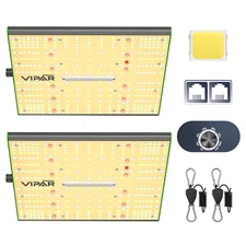 VIPARSPECTRA 2PCS P1000 LED Grow Light Full Spectrum for 4x2ft Indoor Growing IR