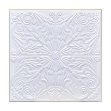 50pc of Astana White(20"x20"Foam)Ceiling Tiles Covers About 135sqft For Glue up