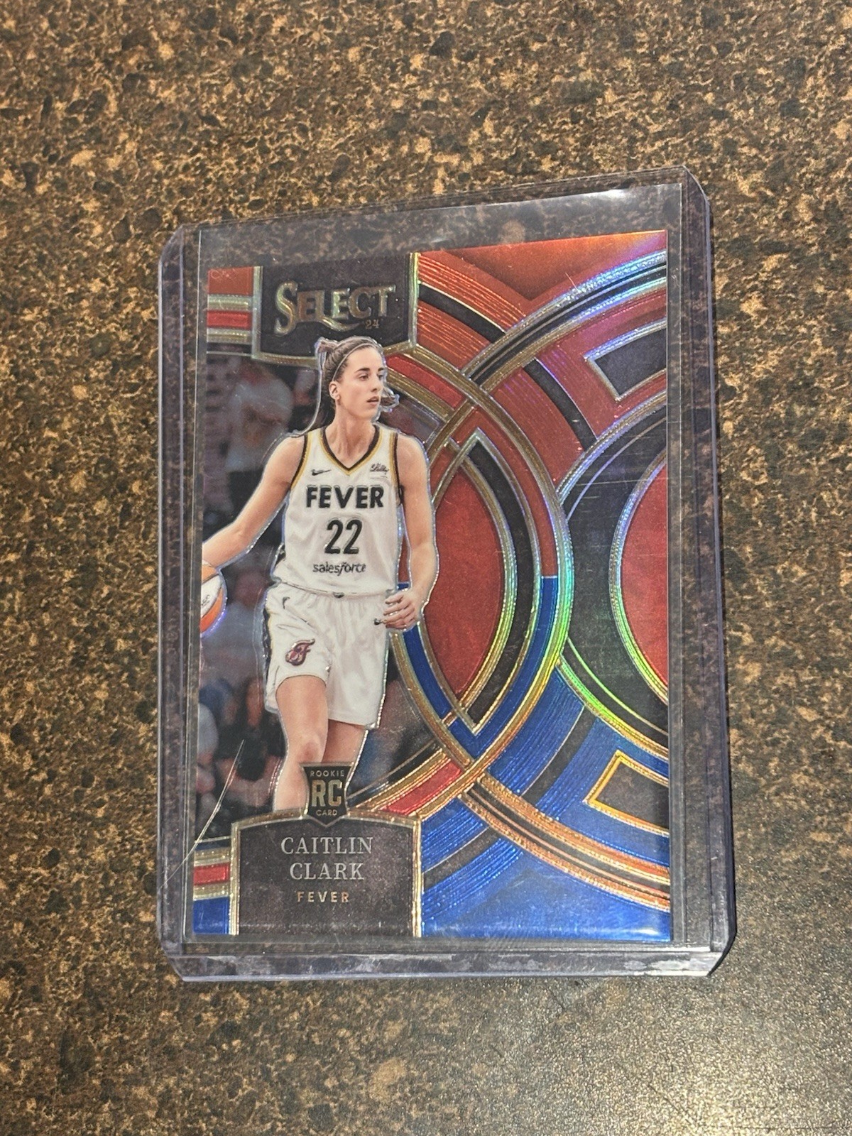 2024 Select WNBA Caitlin Clark Red Blue Premier Level Rookie # 308/399 Fever RC