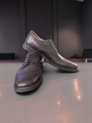 COLLECTION BY CLARK MEN'S COMFORT DRESS SHOES Black Size 10